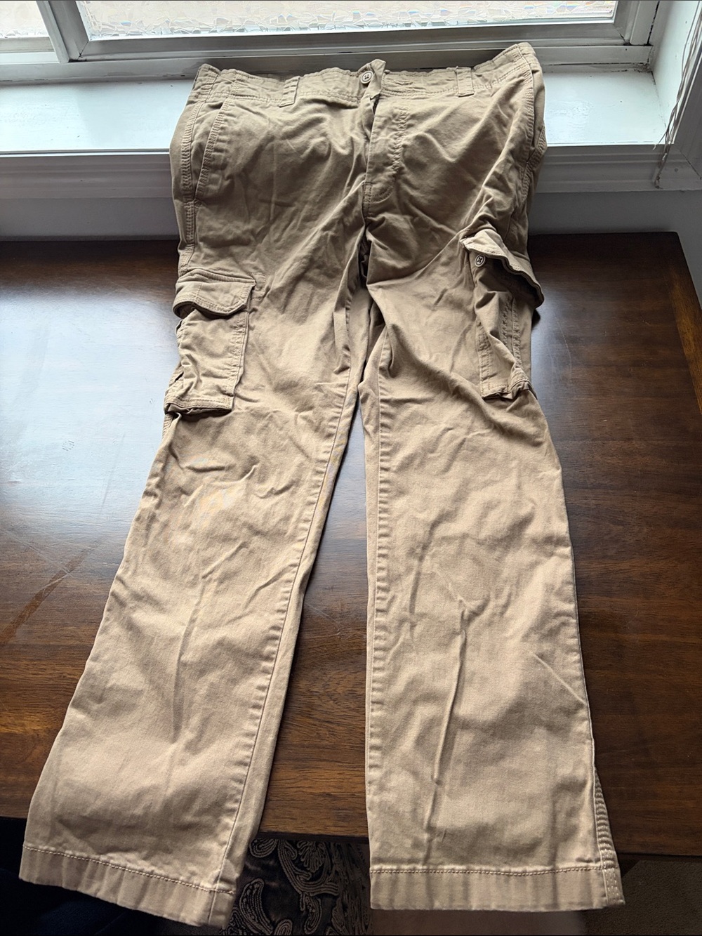 Goodfellow & Co Khaki Cargo Pants with Multiple Pockets
